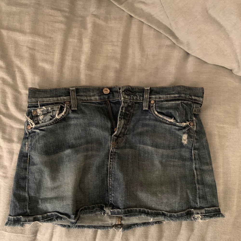 For All Mankind Jeanskirt